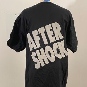 AFTER SHOCK Vintage Single Stitch Liquor Advertising T-Shirt, Large